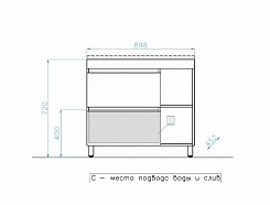 Style Line Мебель для ванной Берлин 90 соната – фотография-6